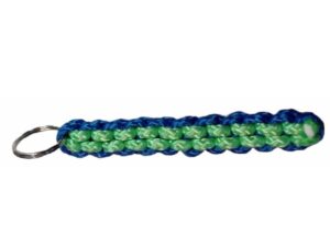 sleutelhanger blauw groen