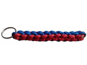 sleutelhanger blauw rood